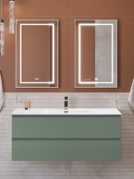 Мебель для ванной комнаты BelBagno Kraft 120 подвесная, матовая еловая, раковина bb1200etl