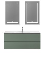 Мебель для ванной комнаты BelBagno Kraft 120 подвесная, матовая еловая, раковина bb1200etl