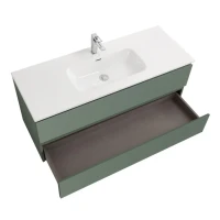Мебель для ванной комнаты BelBagno Kraft 120 подвесная, матовая еловая, раковина bb1200etl