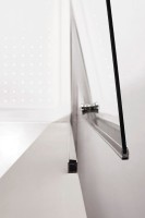 Душевая дверь в нишу Cezares Eco ECO-O-B-1-90-C-Cr стекло прозрачное