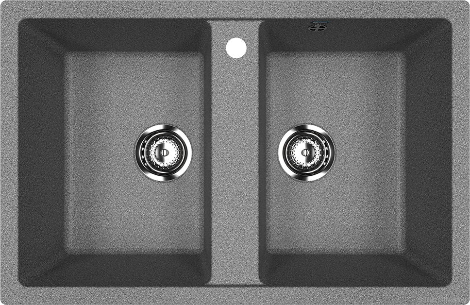 Мойка кухонная Ulgran U-608 -309 темно-серая