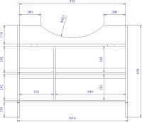 Тумба с раковиной STWORKI Хельсингборг 105 белая