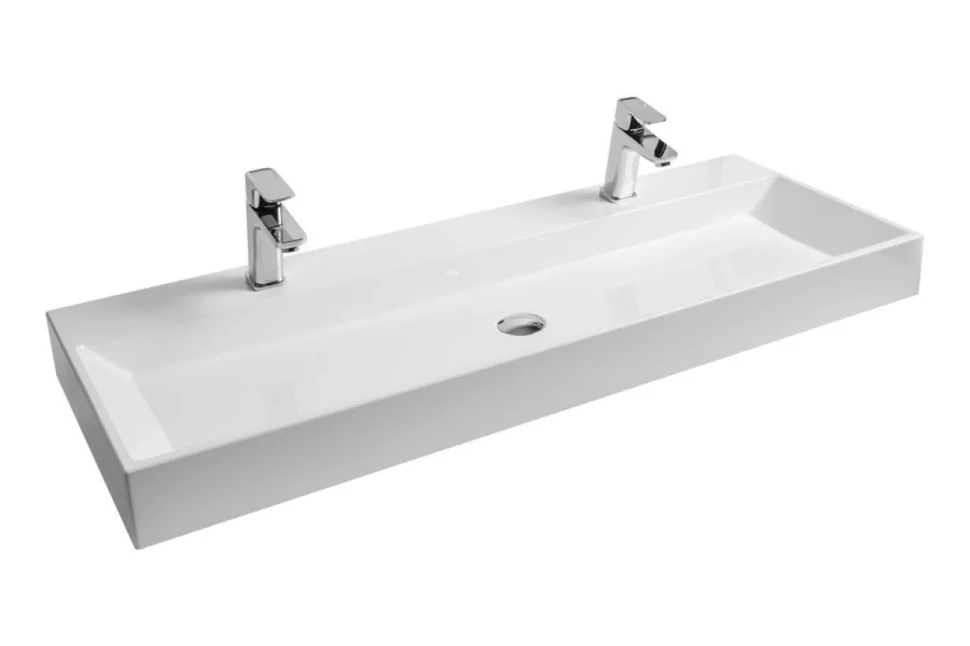 Тумба с раковиной Ravak Natural SD 120 глянцевая белая