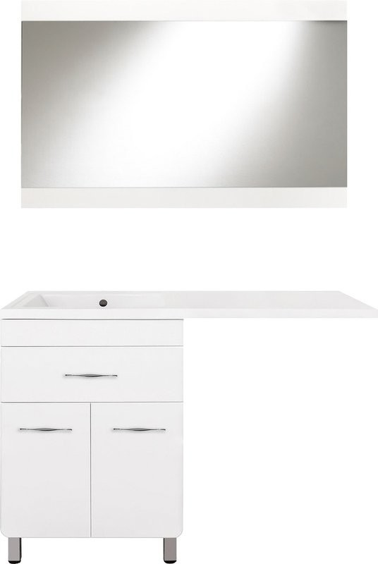 Мебель для ванной комнаты Style Line Валеро Люкс Plus, белая L