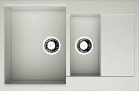 Комплект Мойка Omoikiri Daisen 78-2-PA пастила + Измельчитель Nagare slim 1250