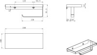Держатель туалетной бумаги Wonzon & Woghand WW-V2801-CR хром