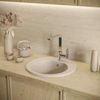 Мойка кухонная Domaci Болонья М-03-003 бежевая Мойка кухонная Domaci Болонья М-03-003 бежевая