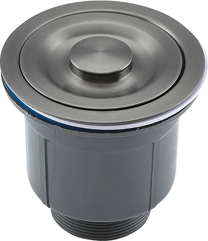 Мойка кухонная Gappo GS5050-6 с коландером, графит