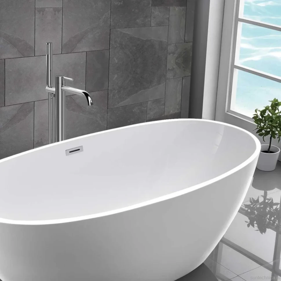 Напольный смеситель для ванны с душем Vincea Desire VTF-1DCH хром