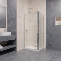 Душевой уголок RGW Passage PA-03+100 см (77-78,5)x100x185 профиль хром, стекло прозрачное