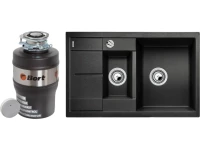 Комплект Мойка Blanco Metra 6 S Compact антрацит + Измельчитель Bort Alligator Mega