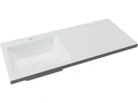 Тумба с раковиной Misty Чегет 120 L, под стиральную машину