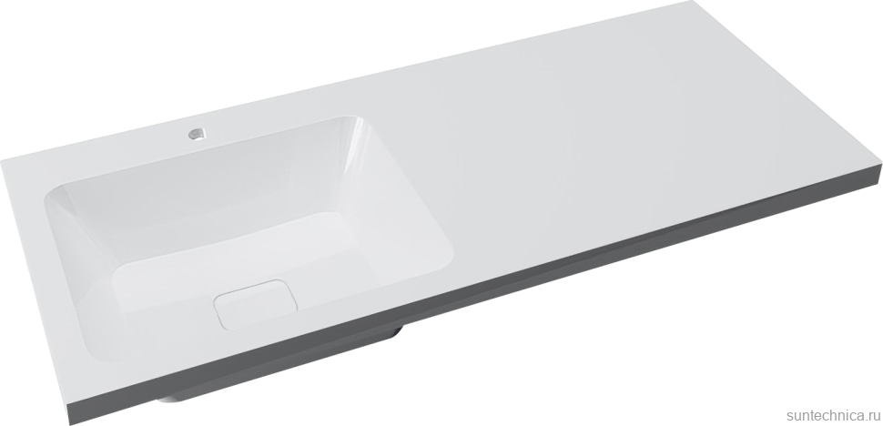 Тумба с раковиной Misty Чегет 120 L, под стиральную машину