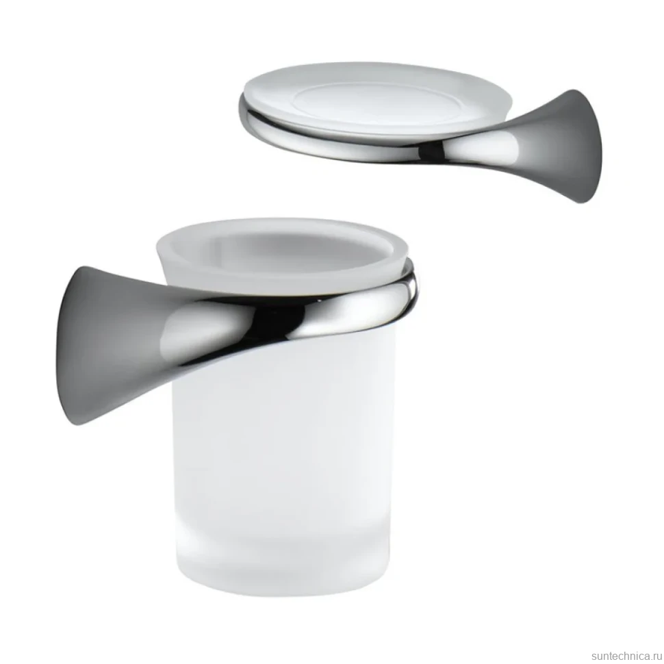 Набор Стакан Colombo Design Link В2402 DX.000 + Мыльница В2401 SX.000