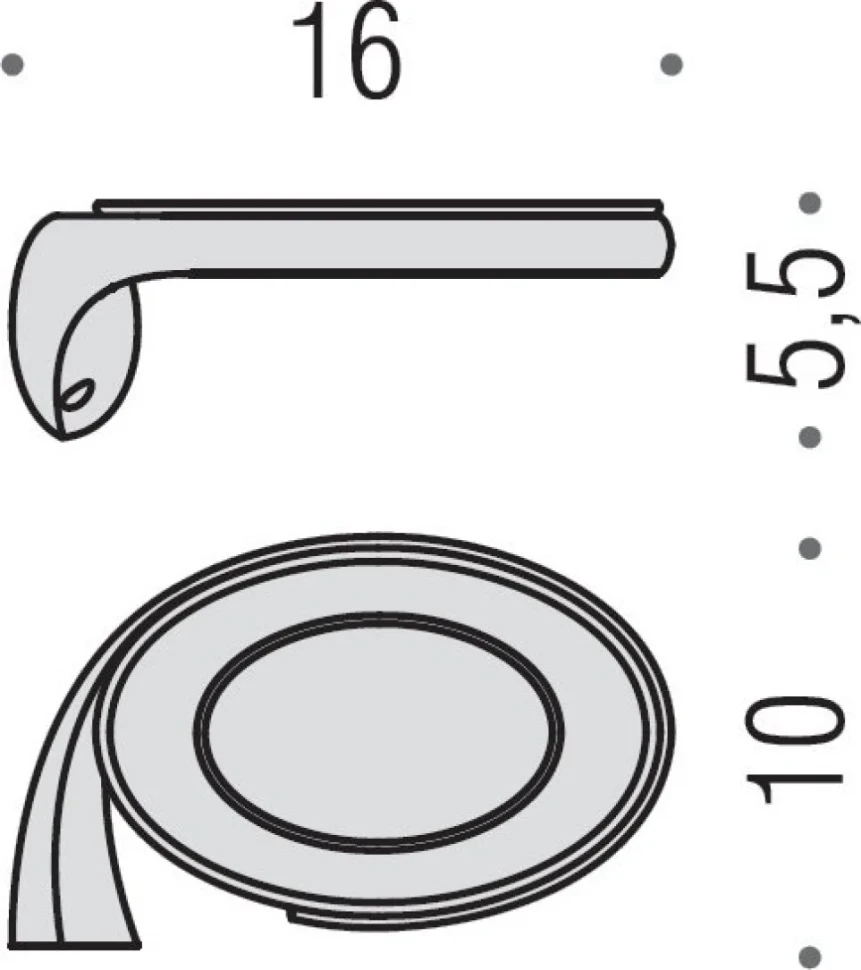 Набор Стакан Colombo Design Link В2402 DX.000 + Мыльница В2401 SX.000
