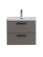 Мебель для ванной комнаты BelBagno Due 50 ручки матовый темный никель, сатин