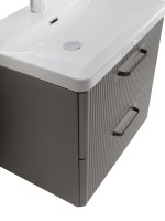 Мебель для ванной комнаты BelBagno Due 50 ручки матовый темный никель, сатин