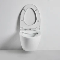 Комплект Унитаз подвесной BOND Oval F05-10 безободковый, с микролифтом + Инсталляция Geberit Duofix UP 320 111.300.00.5 + Кнопка Sigma 01 115.770.21.5 хром + Звукоизоляция + Крепления 111.815.00.1 к стене