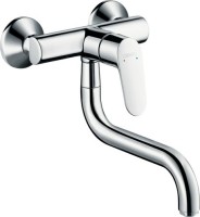 Комплект  Смеситель для кухни Hansgrohe Focus 31825000 + Фартук для кухни Hansgrohe черный