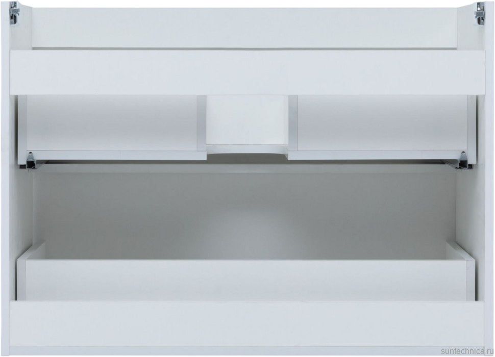 Тумба с раковиной Aquanet Арт 90 подвесная, белая матовая