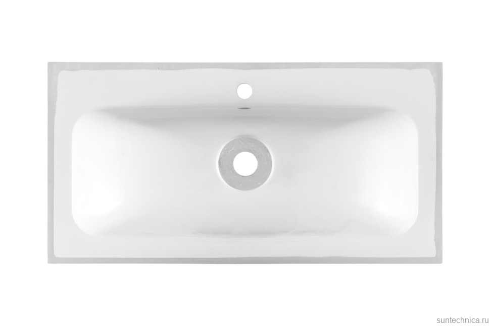 Тумба с раковиной Aquanet Арт 90 подвесная, белая матовая