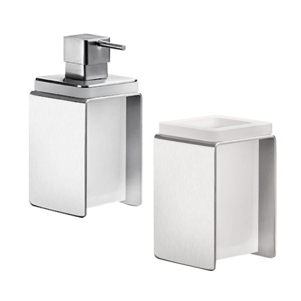 Набор Стакан Colombo Design Over B7041.satin + Дозатор B9329.satin