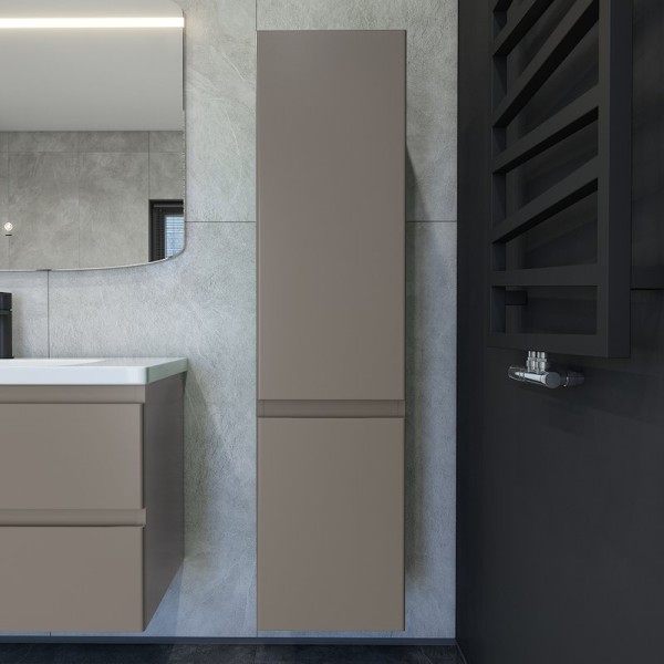 Шкаф-пенал для ванной Caprigo Forte 35 R айрон