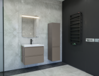 Шкаф-пенал для ванной Caprigo Forte 35 R айрон