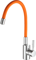 Смеситель для кухни Fashun A4053+B02 хром, оранжевый