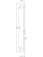 Душевая штанга Haiba HB8012 Душевая штанга Haiba HB8012