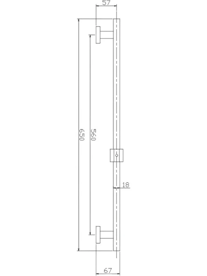 Душевая штанга Haiba HB8012