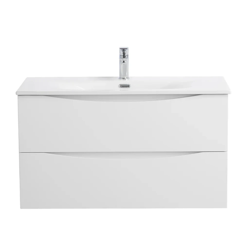 Тумба под раковину BelBagno Marino-cer-n 90 подвесная, bianco lucido
