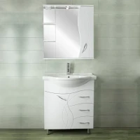 Мебель для ванной комнаты Style Line Амелия 75 белая