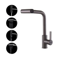 Смеситель для кухни Fashun A56131-17 графит