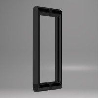 Душевой уголок Vincea Dice VSR-4D9015CLB 150х90 см, профиль черный