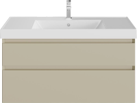 Тумба под раковину KERAMA MARAZZI Cubo 100 подвесная, лимо матовая