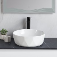 Накладная раковина BelBagno BB1409 41 белая