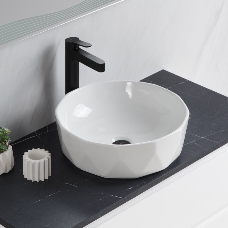 Накладная раковина BelBagno BB1409 41 белая