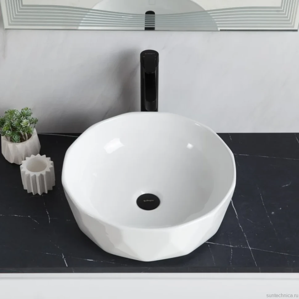 Накладная раковина BelBagno BB1409 41 белая