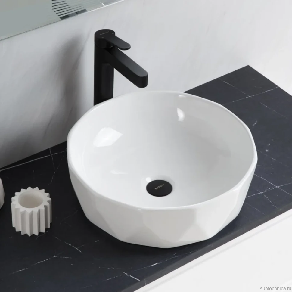 Накладная раковина BelBagno BB1409 41 белая
