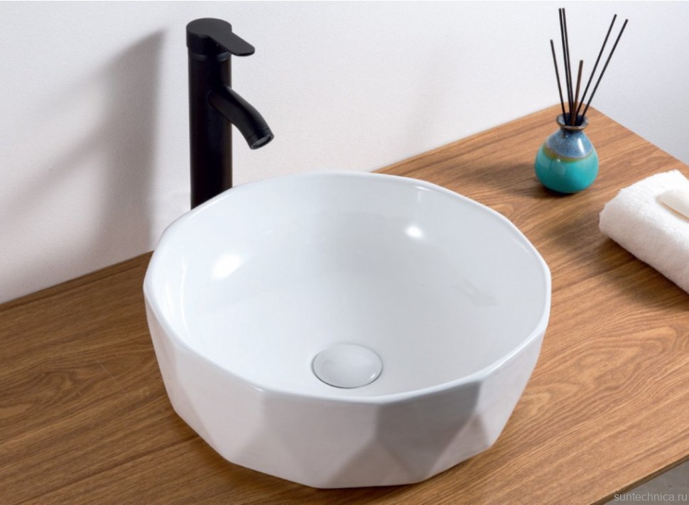 Накладная раковина BelBagno BB1409 41 белая