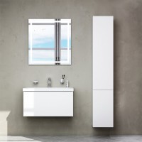 Тумба с раковиной AM.PM Gem 75 белый глянец, с 1 ящиком