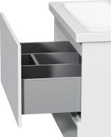 Тумба с раковиной AM.PM Gem 75 белый глянец, с 1 ящиком