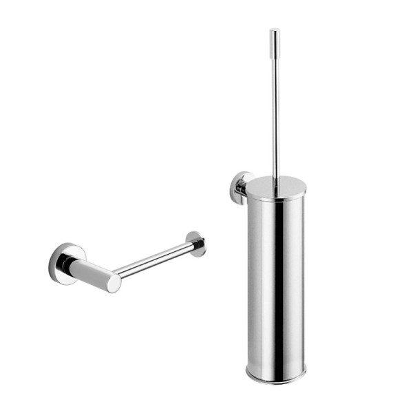 Набор Держатель Colombo Design Plus W4908.CR хром + Ершик W4962 хром