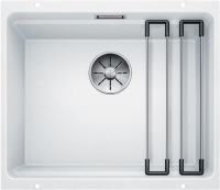 Комплект Мойка Blanco Etagon 500-U 522231 белая + Смеситель Ambis-S 523119