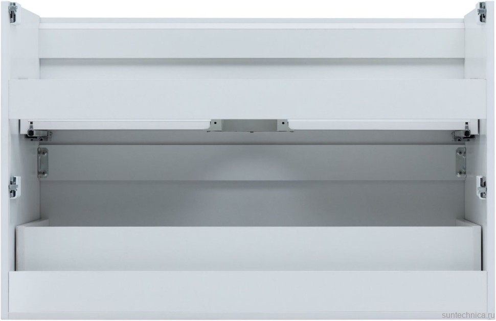 Тумба под раковину без столешницы Aquanet Джейн 100 подвесной, белая матовая