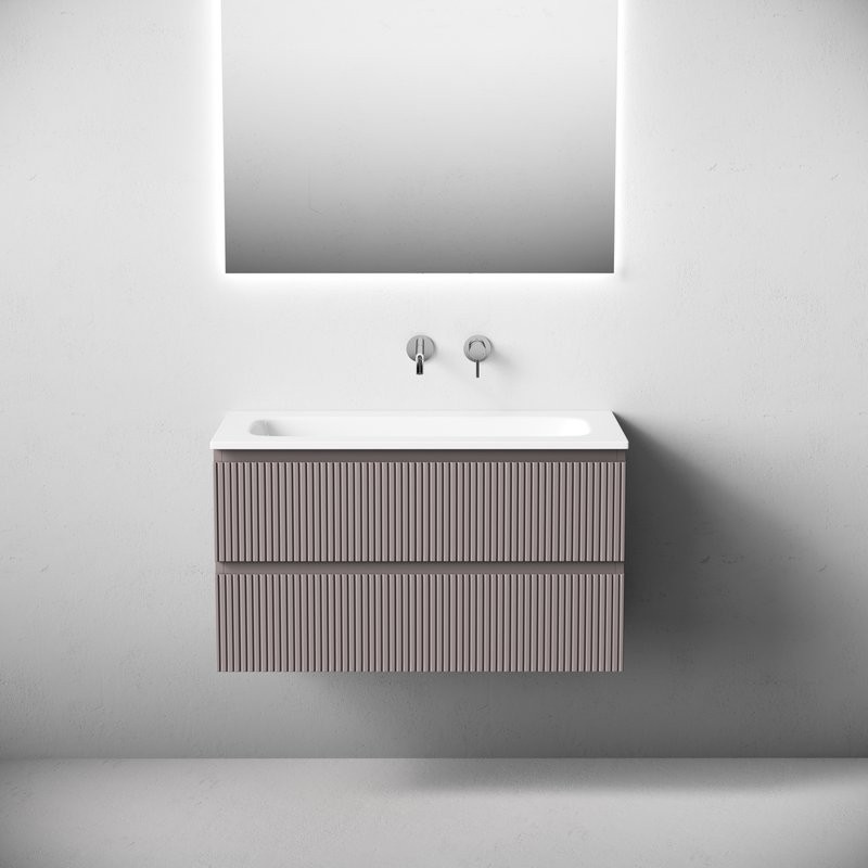 Тумба под раковину Sancos подвесная Snob T 90 Doha Soft SNT90SM