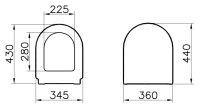 Комплект Унитаз подвесной VitrA Zentrum 55795B003-0075 + Крышка 94-003-009 с микролифтом, петли хром + Инсталляция Geberit Duofix UP 320 111.300.00.5 + Кнопка Sigma 01 115.770.JQ.5 лакированная, матовый хром + Крепления 111.815.00.1 к стене + Звукоизоляци