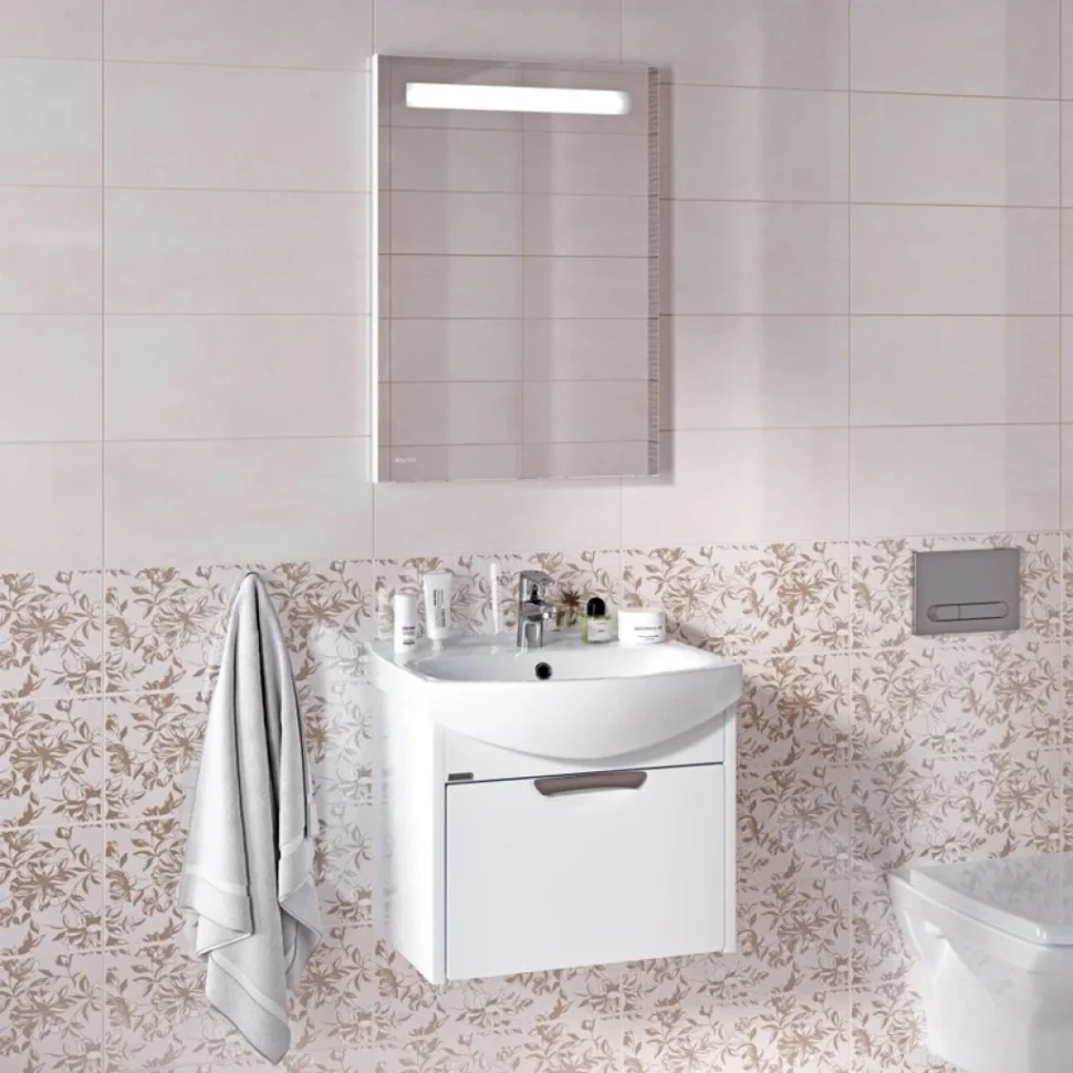 Зеркало Cersanit LED 010 base 50, с подсветкой
