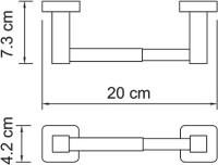 Набор Держатель Wasserkraft Lippe K-6522 + Ершик K-6527